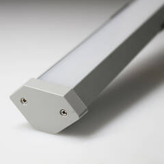 LED Eckleuchte "Connect-Pro " 230V dimmbar IP65 | neutralweiß 4100K diffus 120° CRI83 | Fertigung nach Maß in Länge 32cm | 36x 2835 LEDs | 552 Lumen | 5 Watt |