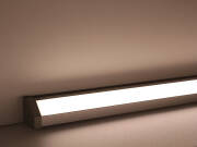 LED Eckleuchte "Connect-Pro " 230V dimmbar IP65 | neutralweiß 4100K diffus 120° CRI83 | Fertigung nach Maß in Länge 112cm | 132x 2835 LEDs | 2024 Lumen | 18 Watt |