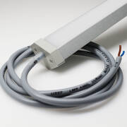 LED Eckleuchte "Connect-Pro " 230V dimmbar IP65 | neutralweiß 4100K diffus 120° CRI83 | Fertigung nach Maß in Länge 112cm | 132x 2835 LEDs | 2024 Lumen | 18 Watt |