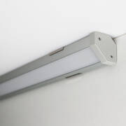 LED Eckleuchte "Connect-Pro " 230V dimmbar IP65 | neutralweiß 4100K diffus 120° CRI83 | Fertigung nach Maß in Länge 162cm | 192x 2835 LEDs | 2944 Lumen | 26 Watt |