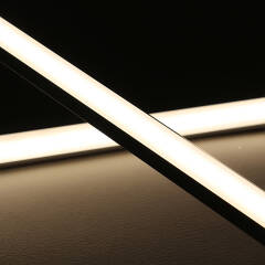 LED Eckleuchte "Connect-Pro " 230V dimmbar IP65 | neutralweiß 4100K diffus 120° CRI83 | Fertigung nach Maß in Länge 172cm | 204x 2835 LEDs | 3128 Lumen | 27 Watt |