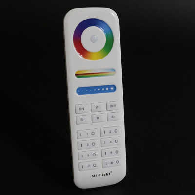RGB/W/CCT Touch-Hand-Fernbedienung 8 Zonen - 3, 4 und 5-Kanal