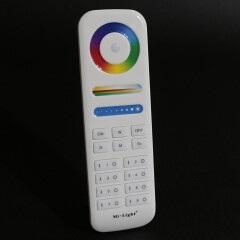 LED-Controller & 8 ZonenTouch-Hand-Fernbedienung für 24VDC RGB / RGBW / RGB+CCT LEDs – SET
