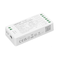 LED-Controller & 8 ZonenTouch-Hand-Fernbedienung für 24VDC RGB / RGBW / RGB+CCT LEDs – SET