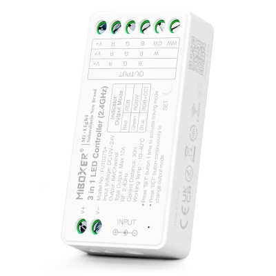 5-Kanal RGB/CCT LED-Controller & 8 Zonen Touch-Hand-Fernbedienung - SET