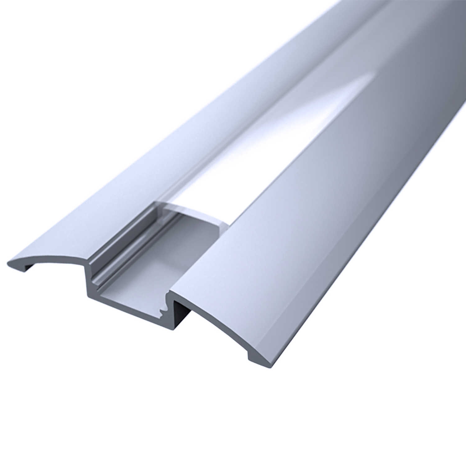 LED Flachprofil Design-Line, Abdeckung transparent