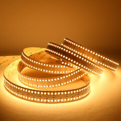 High-End Twin-Line LED Leuchtstreifen – 320 × 2835 LEDs – 31 W – 4769 lm/m – warmweiß 2700 K – CRI 80+ 24V DC 120°