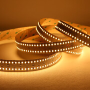 High-End Twin-Line LED Leuchtstreifen – 320 × 2835 LEDs – 31 W – 4769 lm/m – warmweiß 2700 K – CRI 80+ 24V DC 120°