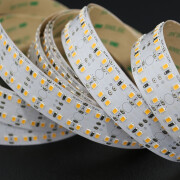 High-End Twin-Line LED Leuchtstreifen – 320 × 2835 LEDs – 31 W – 4769 lm/m – warmweiß 2700 K – CRI 80+ 24V DC 120°