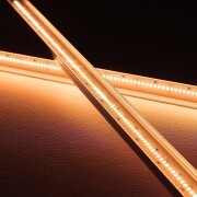 LED-Leiste Slim-Line max transparent mit 24V – ultra-warmweiß mit 2000 Kelvin – 240 × 2835 LEDs – 19 W – 1976 lm/m