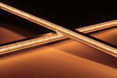 24V Eckleiste Corner transparent – ultra-warmweiß mit 2000 Kelvin – 240 × 2835 LEDs – 19 W – 1976 lm/m