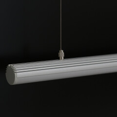 24V DC LED-Pendelleuchte ROUND diffus dimmbar – ultra-warmweiß mit 2000 Kelvin – 240 × 2835 LEDs – 19 W – 1976 lm/m