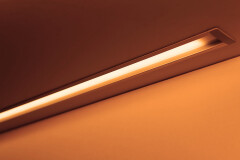 schmale LED-Einbauleuchte Connect diffus 24V DC – ultra-warmweiß mit 2000 Kelvin – 240 × 2835 LEDs – 19 W – 1976 lm/m