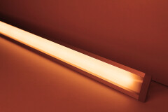 schmale LED-Einbauleuchte Connect diffus 24V DC – ultra-warmweiß mit 2000 Kelvin – 240 × 2835 LEDs – 19 W – 1976 lm/m