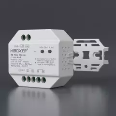 230V LED-Dimmer Triac-Dimmer & 4-Zonen Handfernbedienung - SET | für einfarbige 230V-LED-Leuchten | 2.4GHz