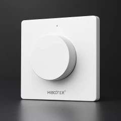 230V LED Drehdimmer Triac-Dimmer & 2.4 GHz Funk Wandschalter - SET | für einfarbige 230V-LED-Streifen | MiBoxer