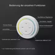 Touch Fernbedienung Sunrise 2.4GHz | für einfarbige und CCT LED-Controller | MiBoxer