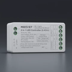 2 in 1 Single Color Dimmer (1-Kanal ) oder CCT Dual Color LED-Controller (2-Kanal) | 2.4GHz MiBoxer