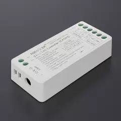 2 in 1 LED-Dimmer & 4 Zonen-Fernbedienung SLIM - SET | für 24VDC LED-Streifen einfarbig und CCT | 2.4GHz MiBoxer