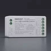 2 in 1 LED-Dimmer & 4 Zonen-Fernbedienung SLIM - SET | für 24VDC LED-Streifen einfarbig und CCT | 2.4GHz MiBoxer