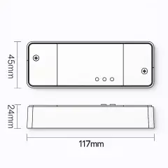 230VAC Triac LED-Dimmer Phasenabschnitt Funk&PushDIM bis 500Watt | für 230V LED-Streifen | 2.4GHz MiBoxer