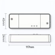 230VAC Triac LED-Dimmer Phasenabschnitt Funk&PushDIM bis 500Watt | für 230V LED-Streifen | 2.4GHz MiBoxer