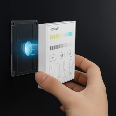 LED-Controller & 4 Zonen Touch-Wand-Panel...