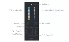 Stand-Fernbedienung | 3-Zonen 2.4GHz | für CCT LED-Controller | 2.4GHz MiBoxer