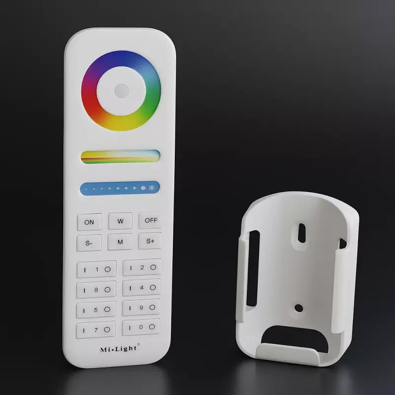 8 Zonen Touch-Hand-Fernbedienung | für RGB, RGBW oder RGB&CCT LED-Controller | 2.4GHz MiBoxer