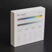 LED-Controller und 4 Zonen Wand-Panel Fernbedienung - SET | für 24VDC RGB und RGBW LED-Streifen | 2.4GHz MiBoxer|
