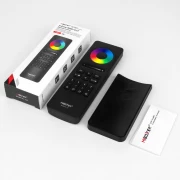 LED-Controller 4 Zonen Touch-Hand-Fernbedienung - SET | für 24VDC RGB / RGBW / RGB+CCT LEDs | 2.4GHz MiBoxer