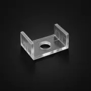 Halterung aus Kunststoff für LED Profil SLIM - transparent