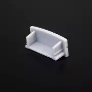 Endkappe ohne Loch für LED-Profil SLIM MAX - PVC hellgrau