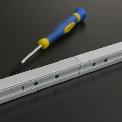 ALU LED Flachprofil CONNECT, erweiterbar, silber eloxiert, Diffusor weiß opal - für LED-Streifen bis 14mm Breite