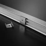 versenkbare Halterung aus Metall für ALU LED Flachprofil CONNECT