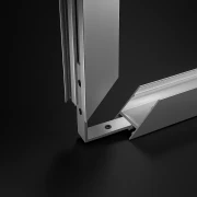 Connector Verbindungsmodul 90° vertikal Typ A für LED-Profile - Metall silber