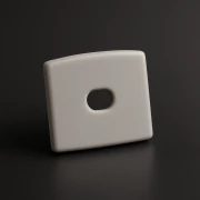 Endkappe mit Loch für LED Profil Aufputz CONNECT-PRO - PVC hellgrau