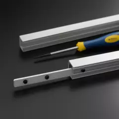 Verbindungsmodul Connector linear Typ B für LED Profile - Metall silber