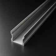 LED Profil SURFACE, Aufputz, silber eloxiert, Schutzabdeckung transparent - für bis zu 12mm breite LED-Streifen