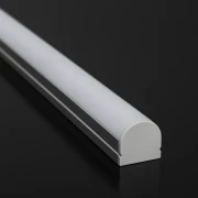 silbergraue Endkappe ohne Loch für LED Profil MOON