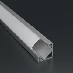 LED Eckprofil CORNER, schmales Winkelprofil, silber...