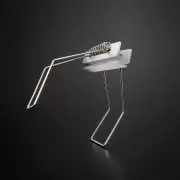 Federclip zur Montage von LED-Einbau Profilen - Metall silber