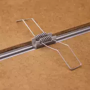 Federclip zur Montage von LED-Einbau Profilen - Metall silber