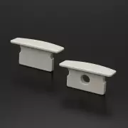 Endkappe mit Kabeldurchführung für LED Einbauprofil CONNECT