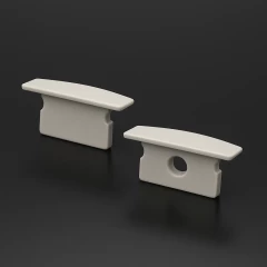 Endkappe geschlossen für LED Einbauprofil CONNECT