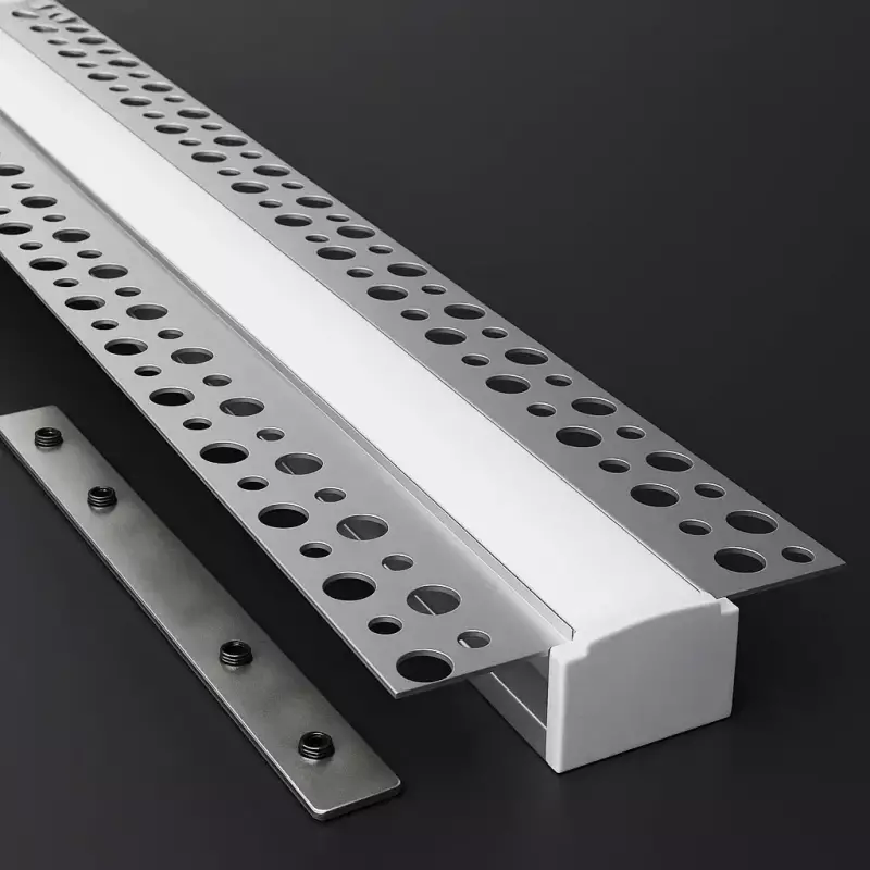 LED-Profil Trockenbau Unterputz PLASTER – indirekte Beleuchtung Decke & Wand nach Maß