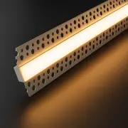 LED-Profil Trockenbau Unterputz PLASTER – indirekte Beleuchtung Decke & Wand nach Maß