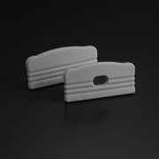 Endkappe ohne Loch für LED Profil NICE - grau