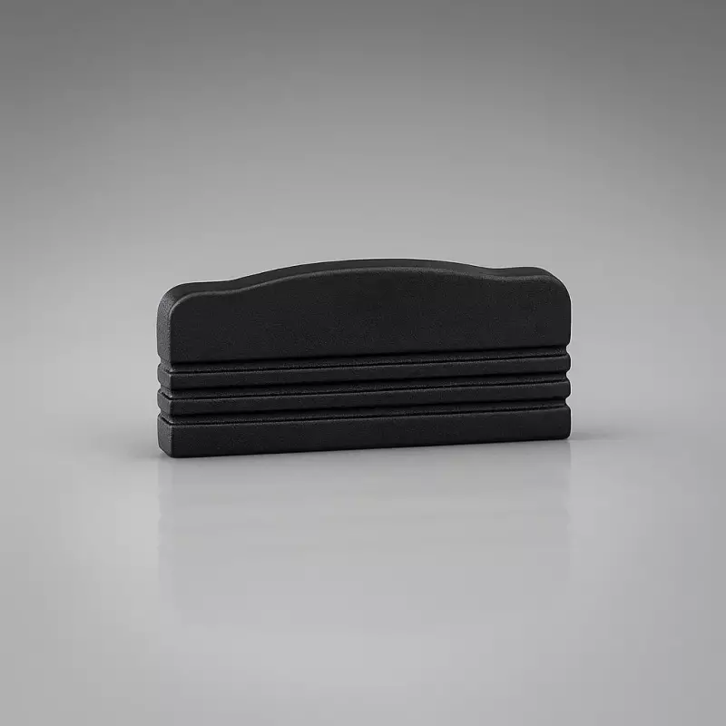 Endkappe ohne Loch für LED Alu Profil NICE - schwarz