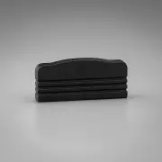 Endkappe ohne Loch für LED Alu Profil NICE - schwarz